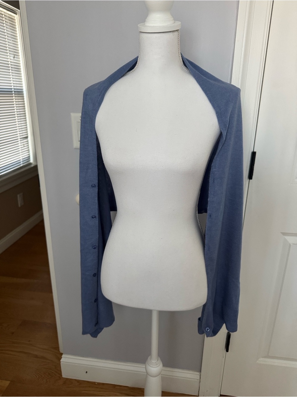 Women's Lightweight Blue Wrap- wear multiple ways
